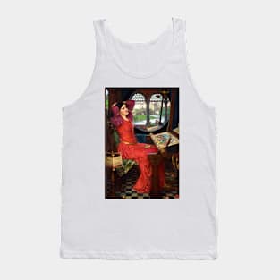 John William Waterhouse Art Print 1916 I am Half-Sick of Shadows said the Lady of Shalott Tennyson Poem Tank Top